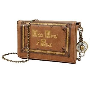 ONCE UPON A TIME BOOK COVER CROSSBODY BAG